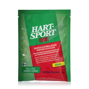 Hart-Sport Urheilujuomajauhe Sitruuna annospussi 54 g - 50 kpl:n pakkaus.