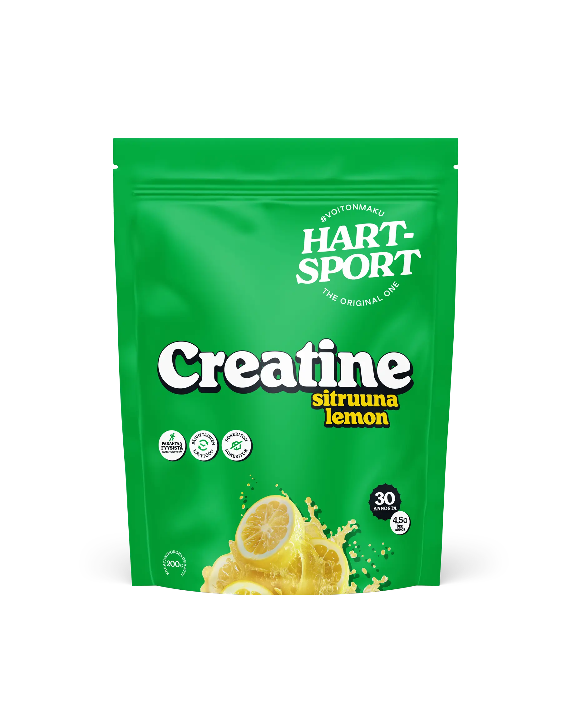 Hart-Sport Creatine Lemon 200 g - 6 kpl:n pakkaus.