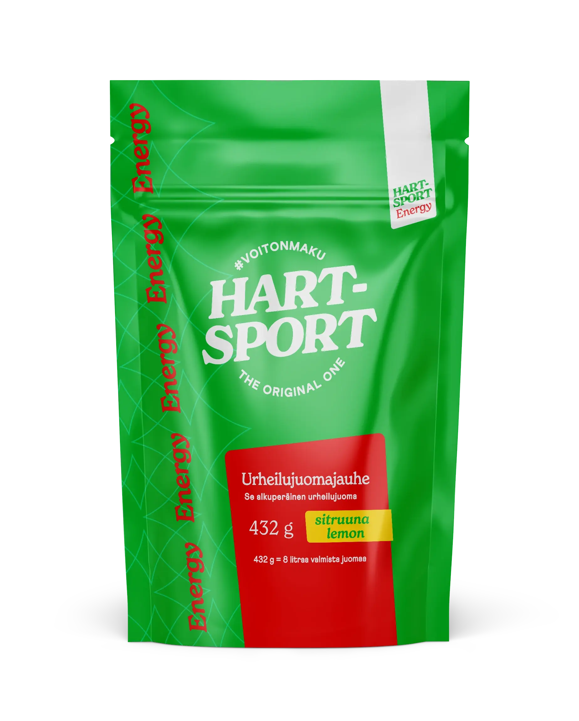 Hart-Sport Energy Urheilujuomajauhe Sitruuna annospussi 432 g